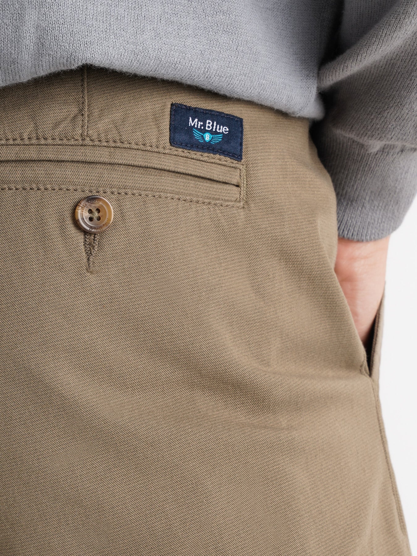 Mr. Blue Slim Fit Blue Chinos