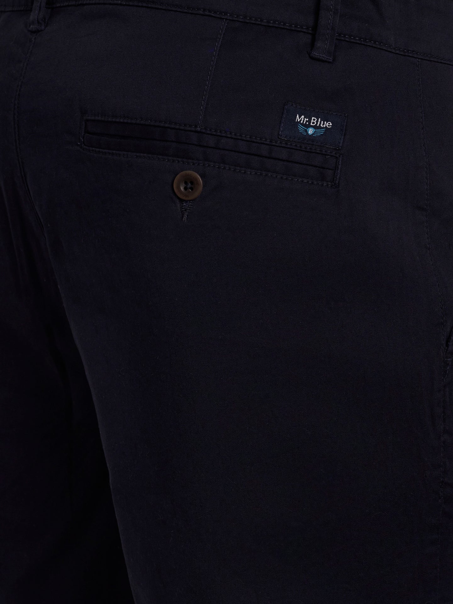 Pantalones cortos azules de corte regular Mr. Blue
