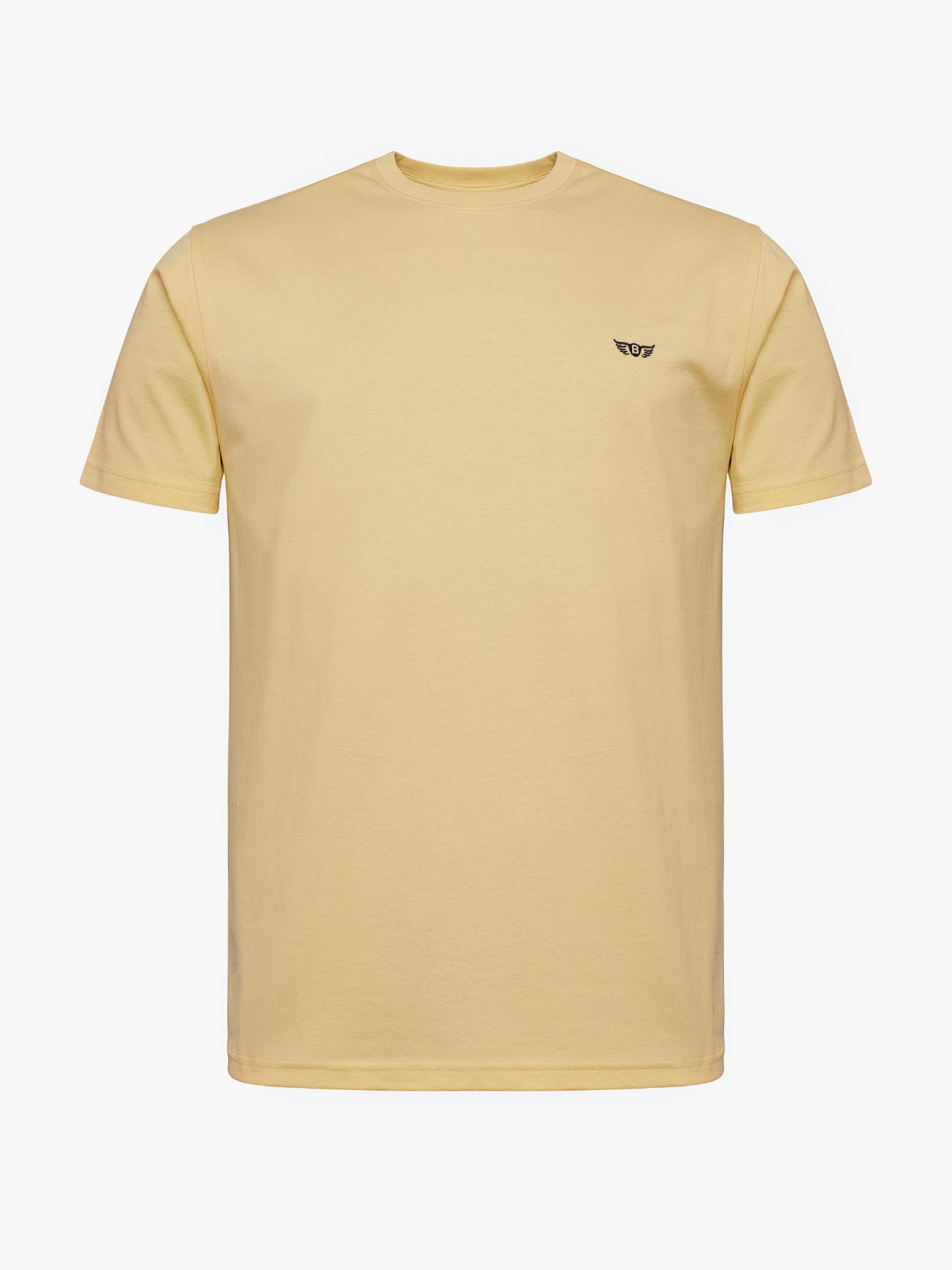 Mr. Blue 100% Yellow Cotton T-Shirt