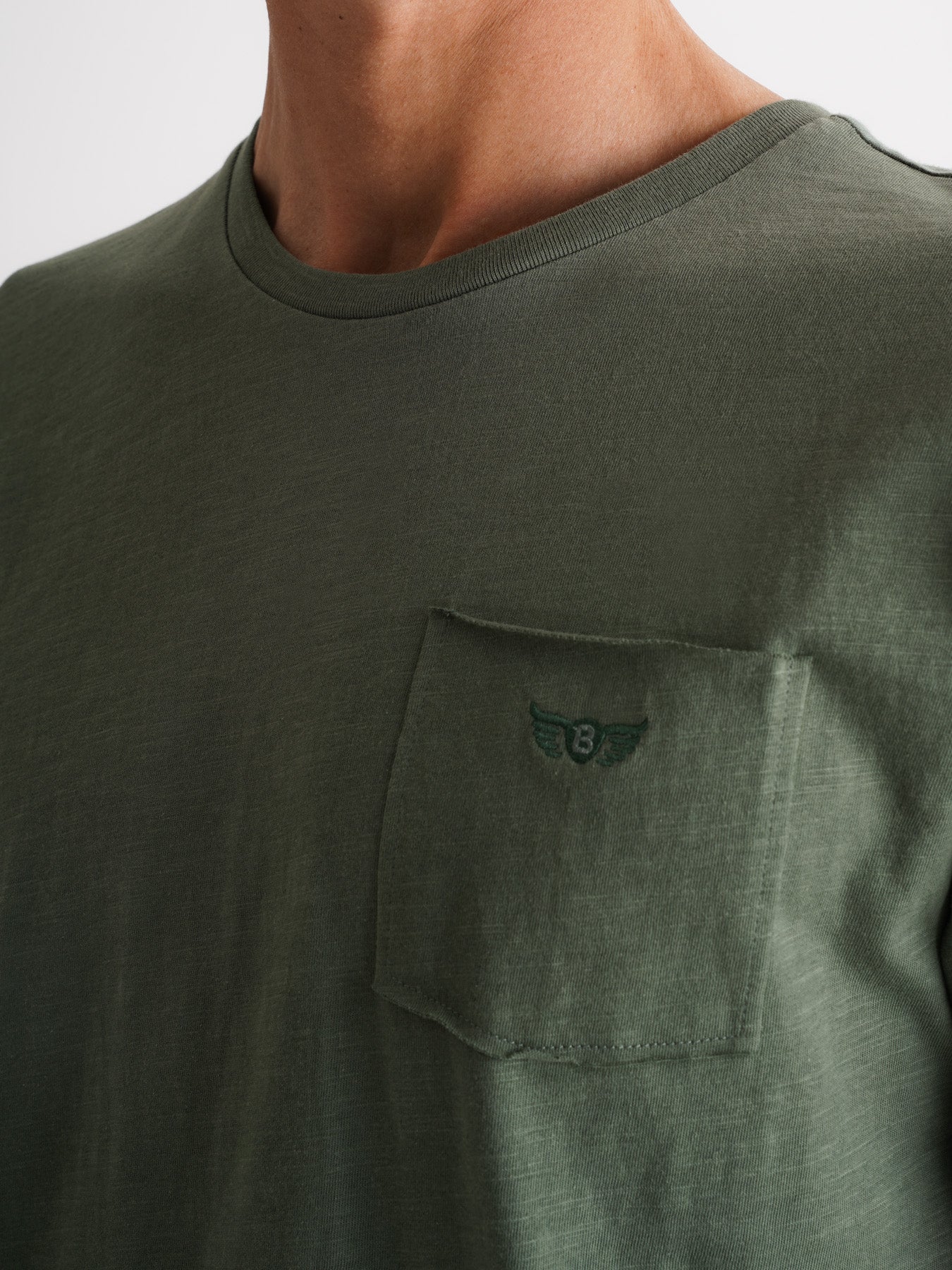 Mr. Blue 100% Cotton Green T-Shirt