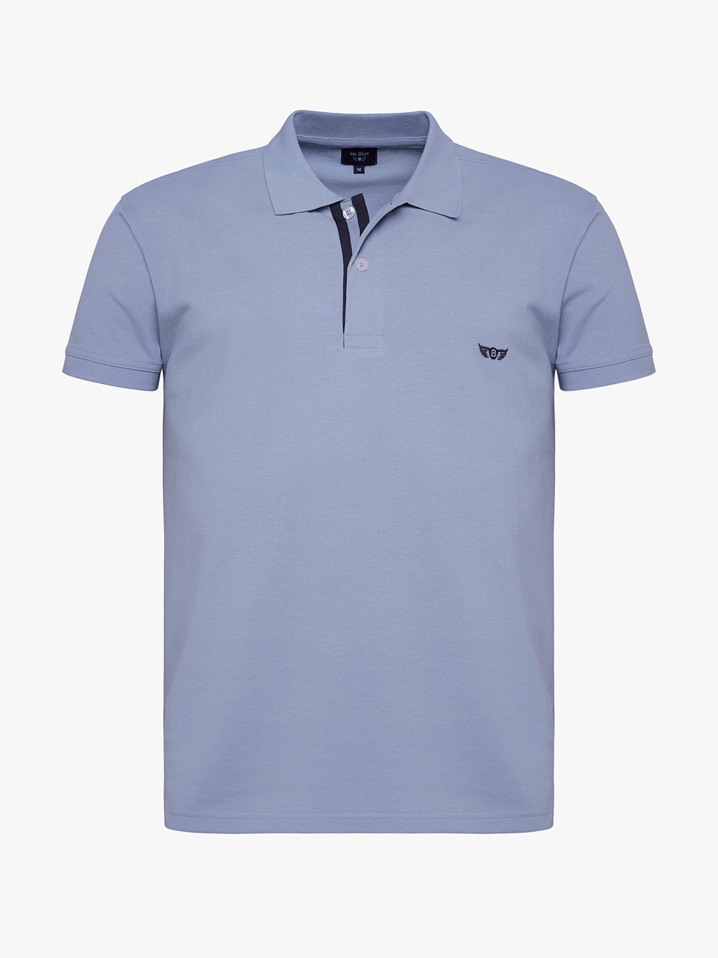 Mr. Blue Regular Fit Piquet Polo Shirt