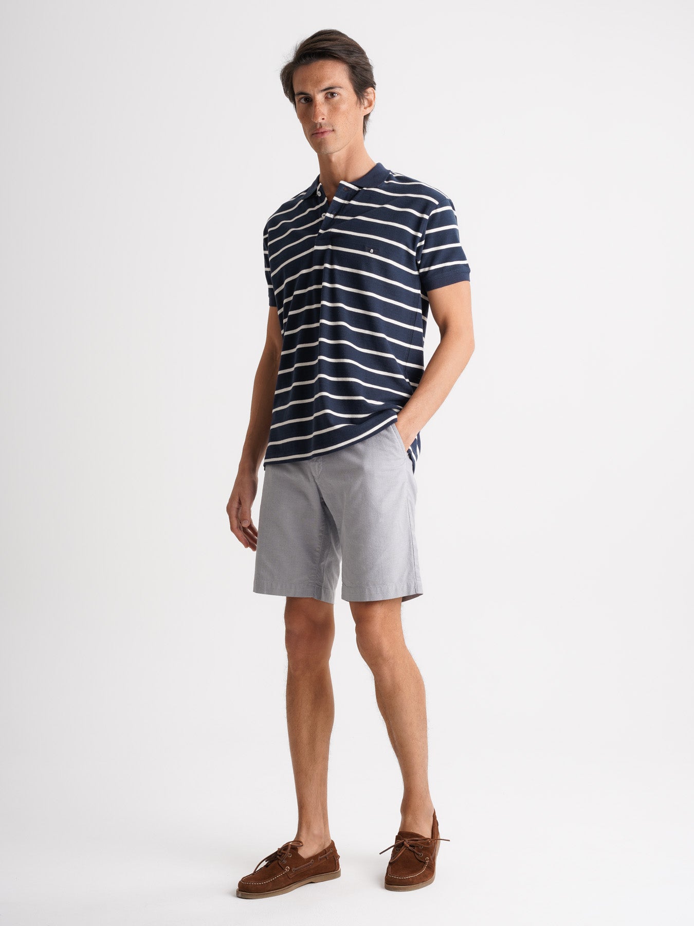 Mr. Blue Regular Fit Piquet Polo Shirt