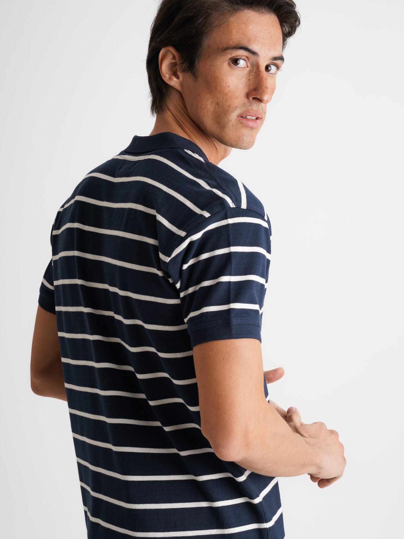 Mr. Blue Regular Fit Piquet Polo Shirt