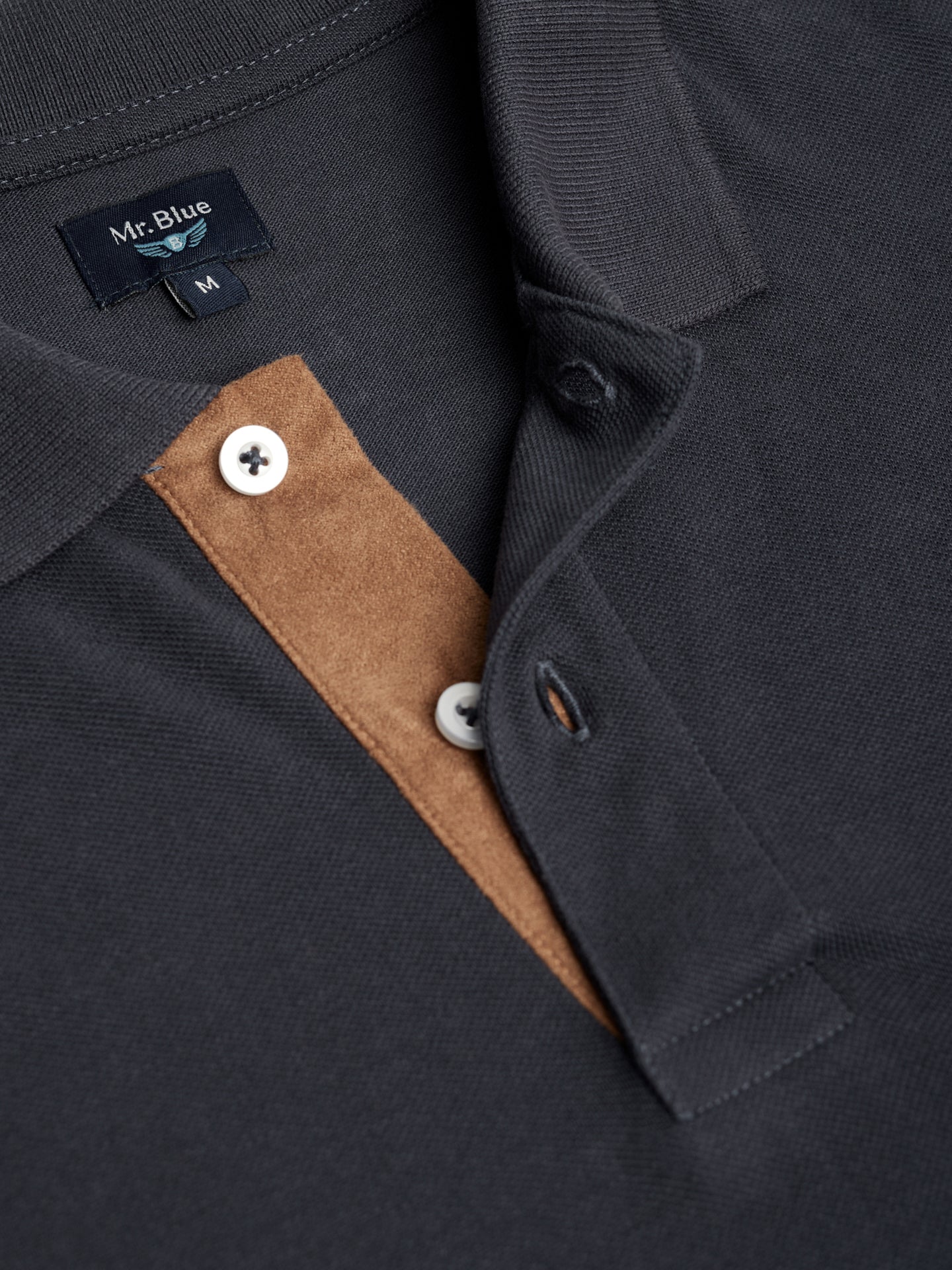 Mr. Blue Regular Fit Piquet Polo Shirt