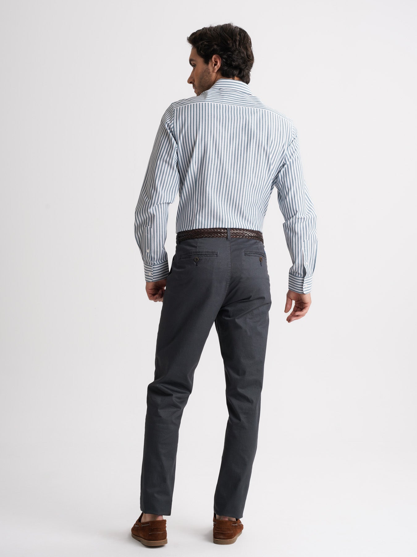 Slim Fit Dobby Blue Mr. Blue Shirt