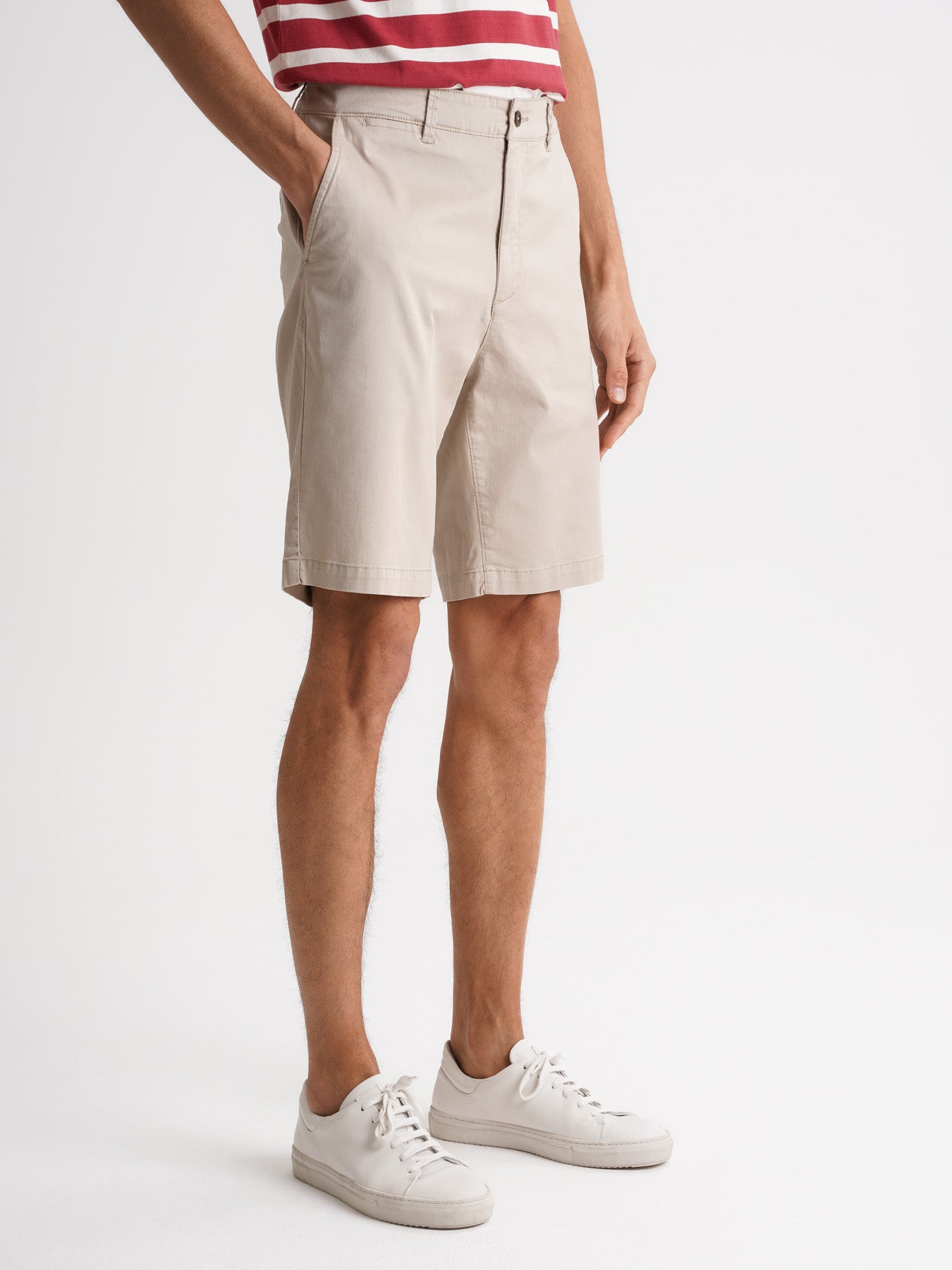 Regular Fit Beige Mr. Blue Shorts