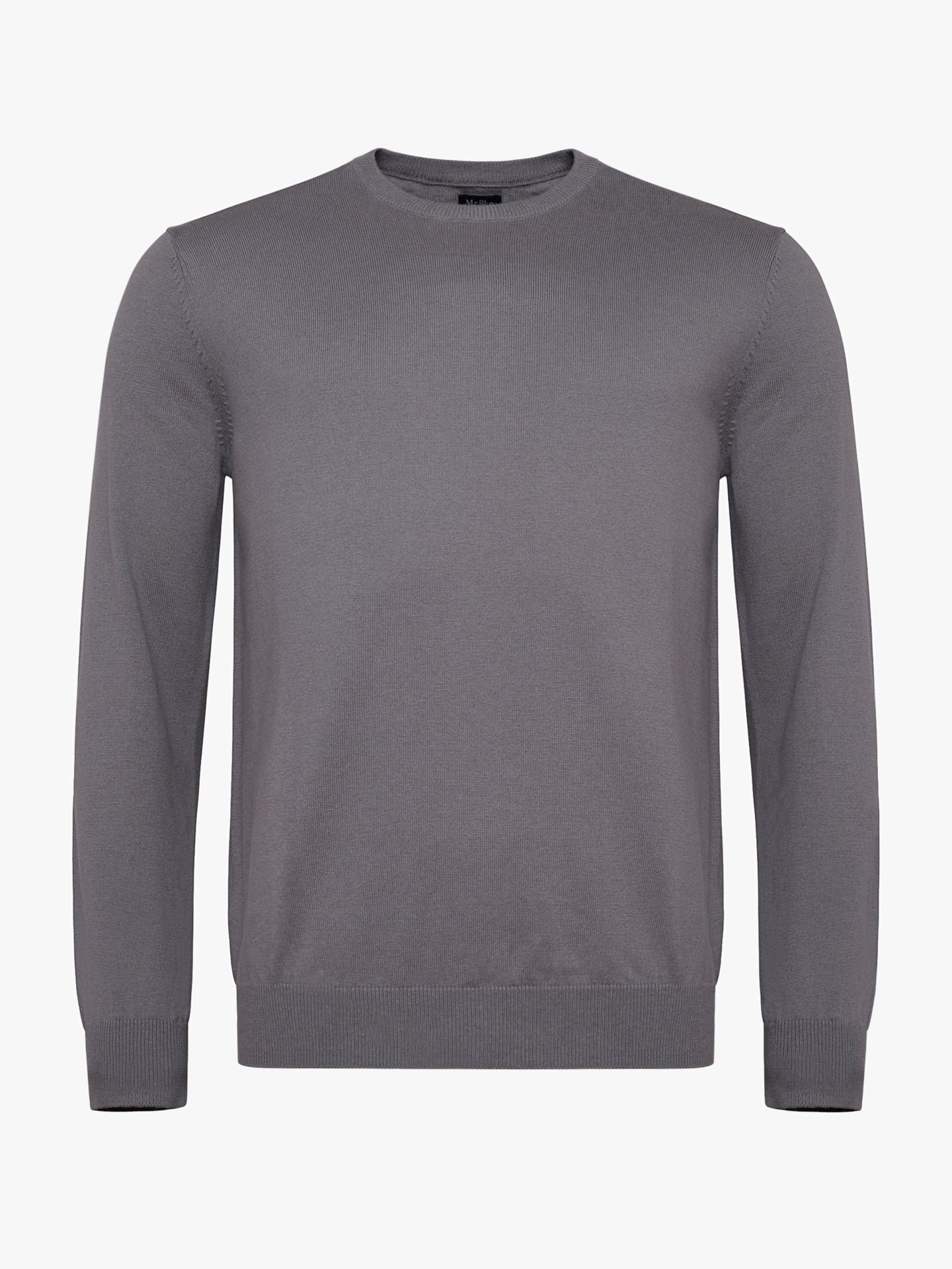 Jersey de cachemira gris fino Mr. Blue