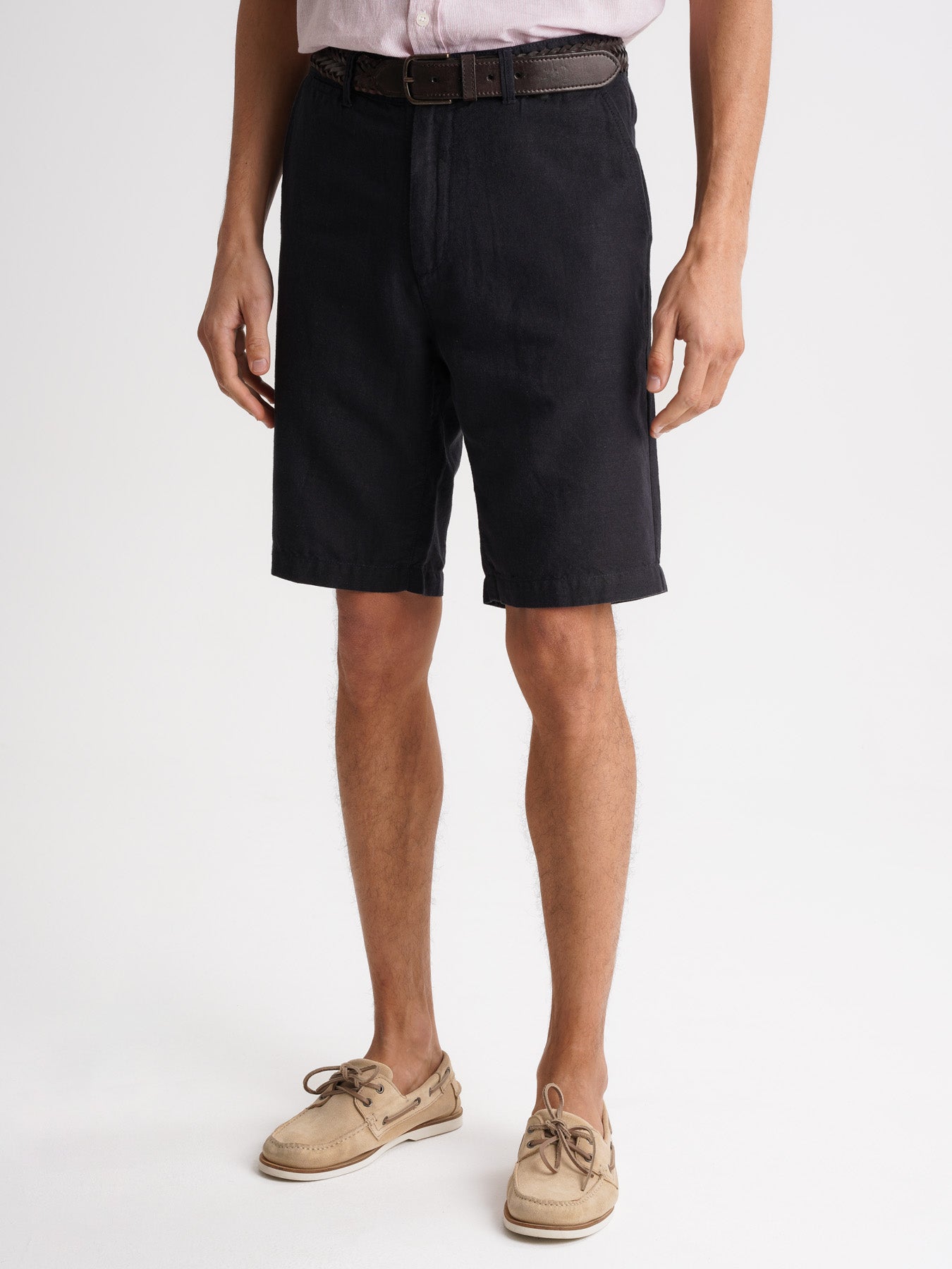Pantalones cortos azules de corte regular Mr. Blue