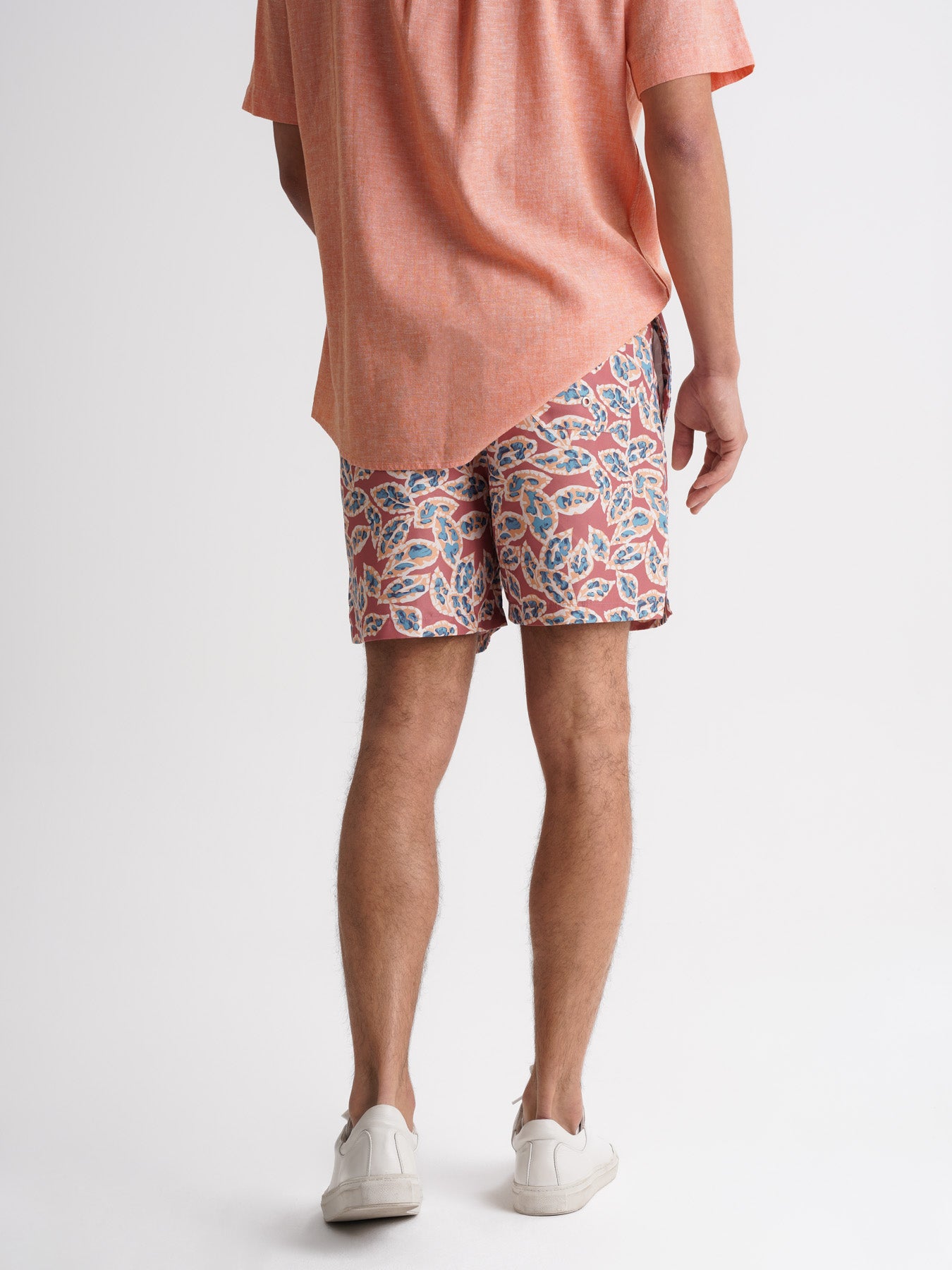 Pink Mr. Blue Classic Swimsuit