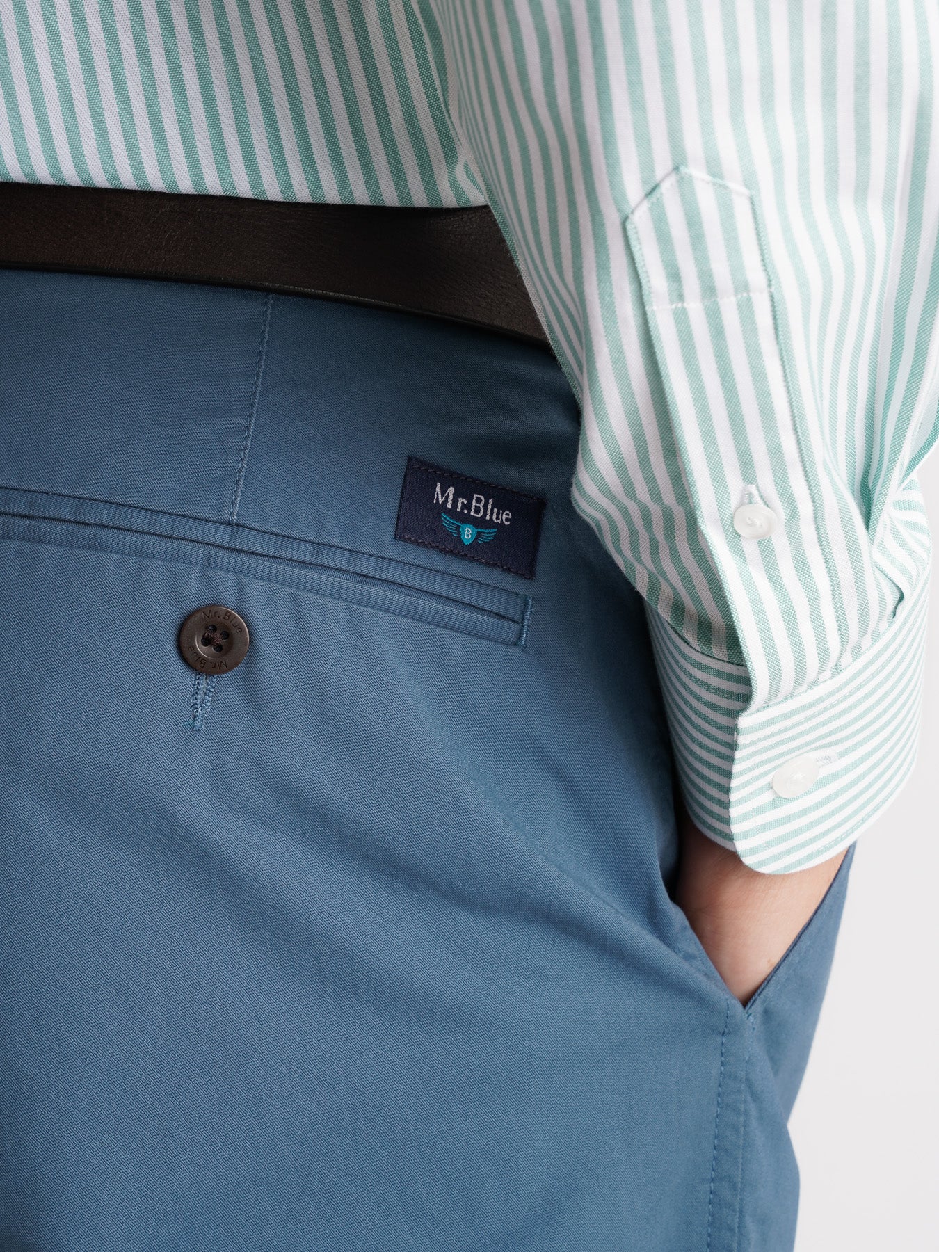 Mr. Blue Regular Fit Twill Chinos