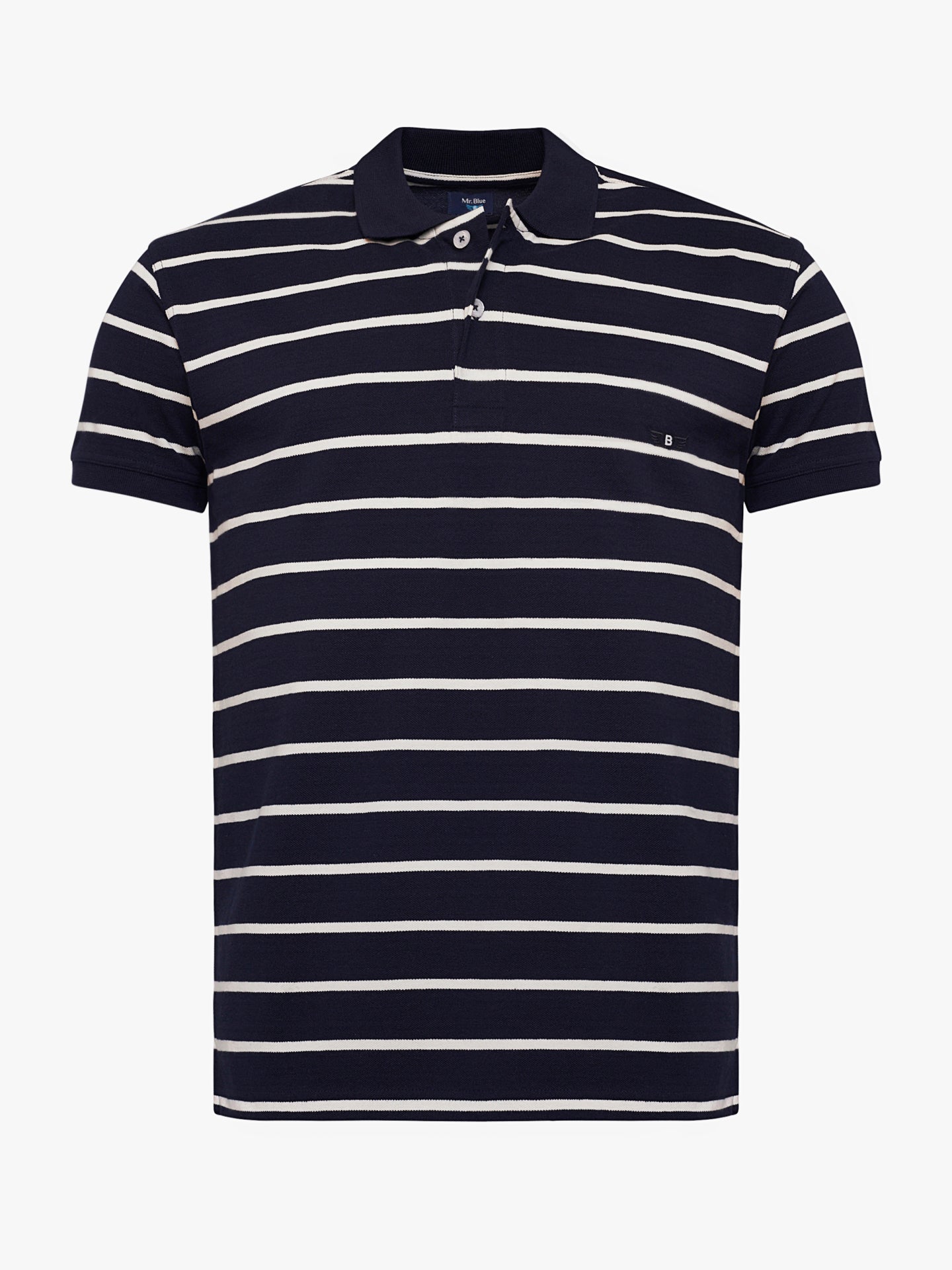 Mr. Blue Regular Fit Piquet Polo Shirt