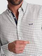 BLUE FLANNEL SHIRT LONG SLEEVE REGULAR FIT MR. BLUE