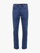 CALÇAS GANGA AZUIS REGULAR FIT MR. BLUE