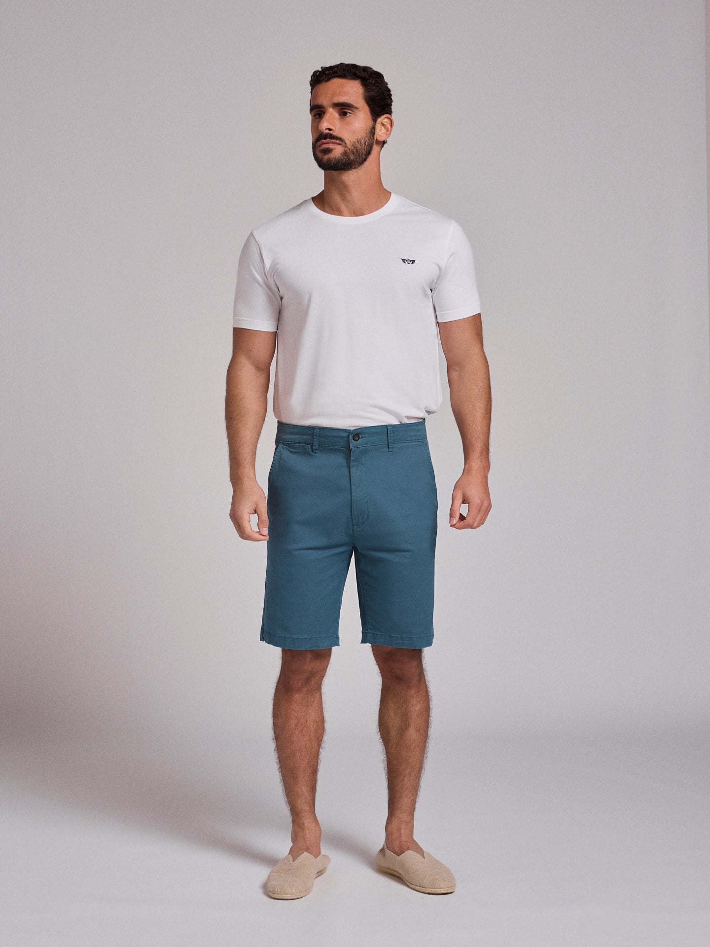 BERMUDA ALGODÃO VERDES REGULAR FIT MR. BLUE