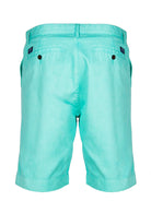 Bermudas Canvas lisas verde menta