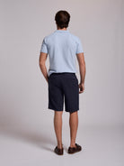 BERMUDA LINHO AZUIS REGULAR FIT MR. BLUE
