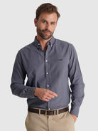 BLUE COTTON SHIRT LONG SLEEVE REGULAR FIT MR. BLUE