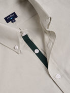 CAMISA ALGODÓN VERDE MANGA LARGA REGULAR FIT MR. AZUL