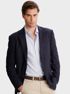 BLAZER OTROS AZUL MANGA LARGA REGULAR FIT MR. AZUL