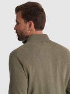 JERSEY DE CASHMERE VERDE MANGA LARGA REGULAR FIT MR. AZUL