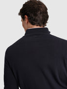 JERSEY DE CASHMERE AZUL MANGA LARGA REGULAR FIT MR. AZUL