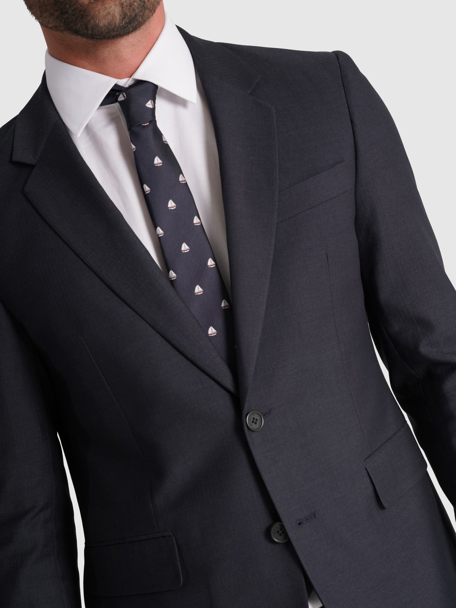 FATO AZUL MANGA COMPRIDA REGULAR FIT MR. BLUE