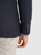 BLUE WOOL BLAZER LONG SLEEVE REGULAR FIT MR. BLUE
