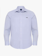 CAMISA ALGODÓN AZUL MANGA LARGA SLIM FIT MR. AZUL