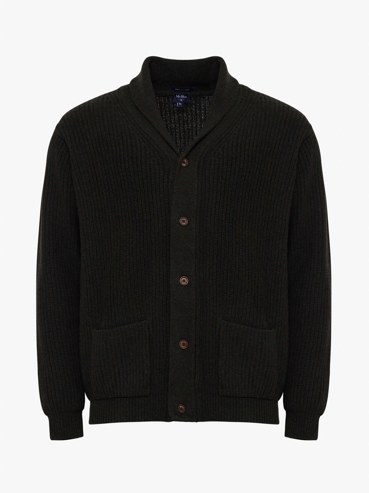 JERSEY DE LANA VERDE MANGA LARGA REGULAR FIT MR. AZUL