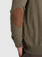 JERSEY DE CASHMERE VERDE MANGA LARGA REGULAR FIT MR. AZUL