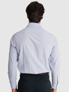 CAMISA ALGODÓN AZUL MANGA LARGA SLIM FIT MR. AZUL