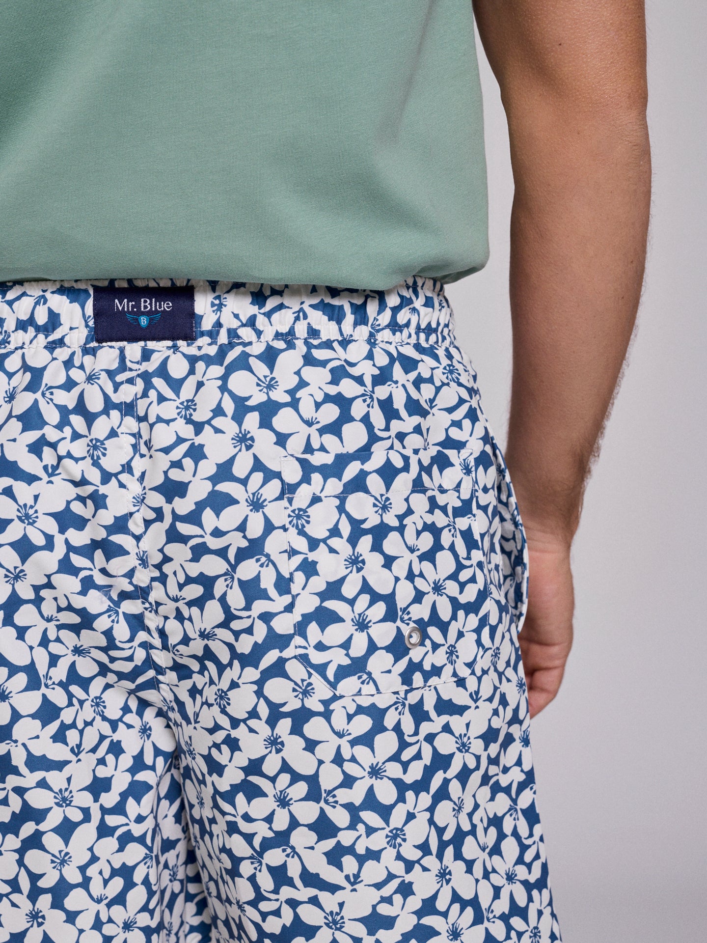 FATO BANHO AZUL REGULAR FIT MR. BLUE