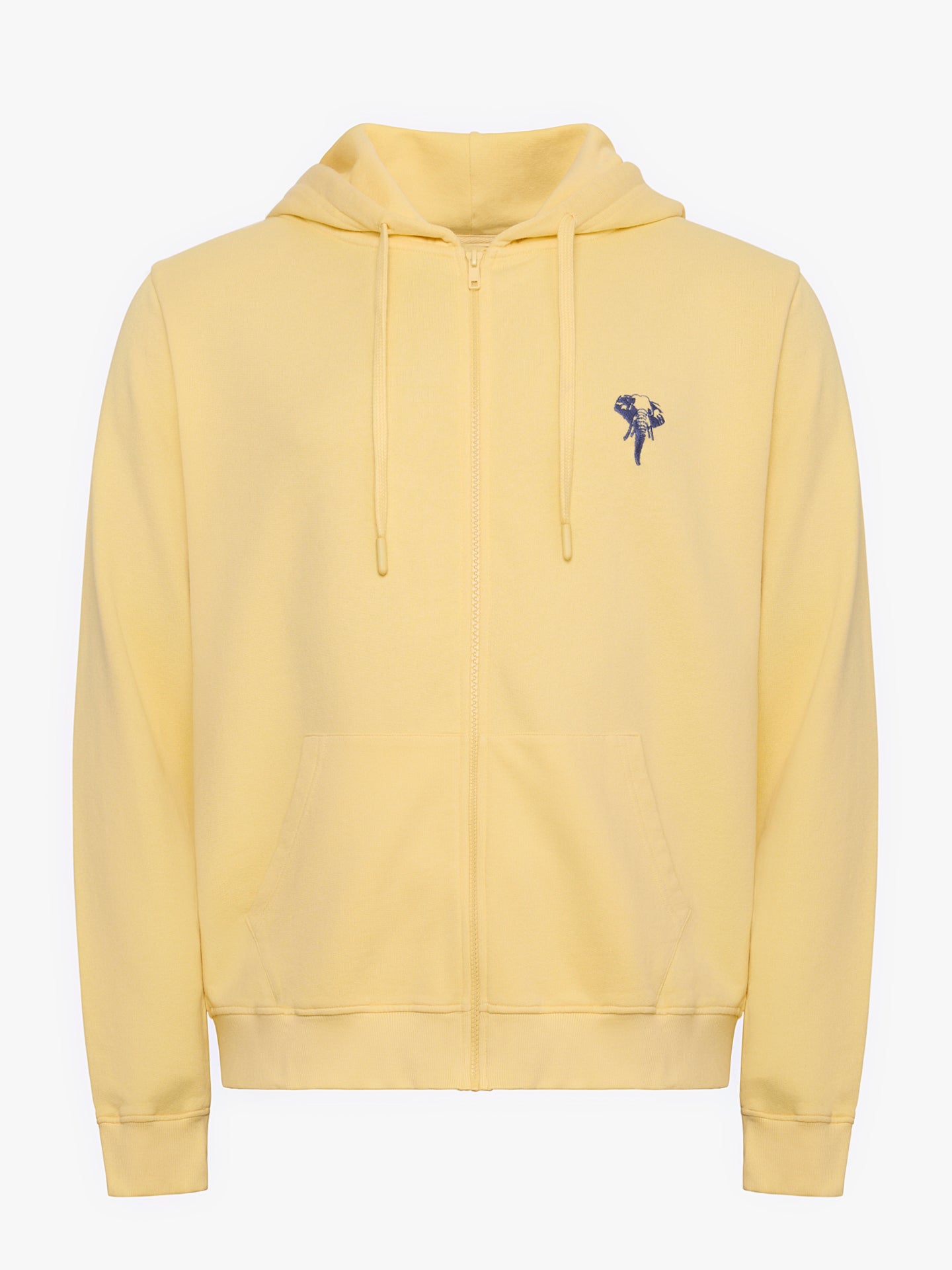 YELLOW COTTON HOODIE LONG SLEEVE REGULAR FIT MR. BLUE