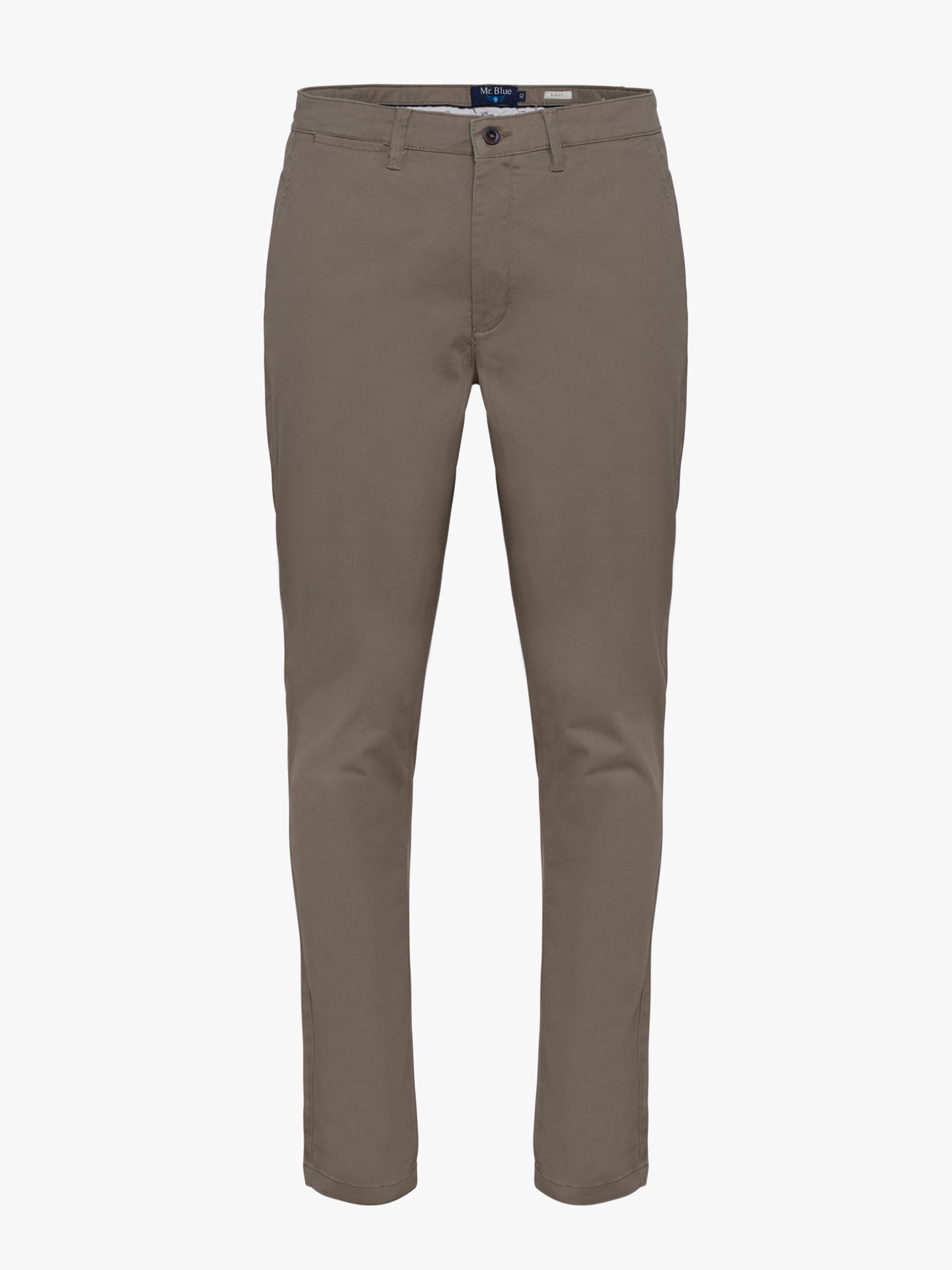 GRAY COTTON SLIM FIT MR. BLUE