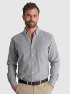 GREEN FLANNEL SHIRT LONG SLEEVE REGULAR FIT MR. BLUE
