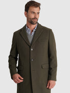 ABRIGO VERDE MANGA LARGA REGULAR FIT MR. AZUL
