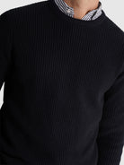 JERSEY DE ALGODÓN AZUL MANGA LARGA REGULAR FIT MR. AZUL