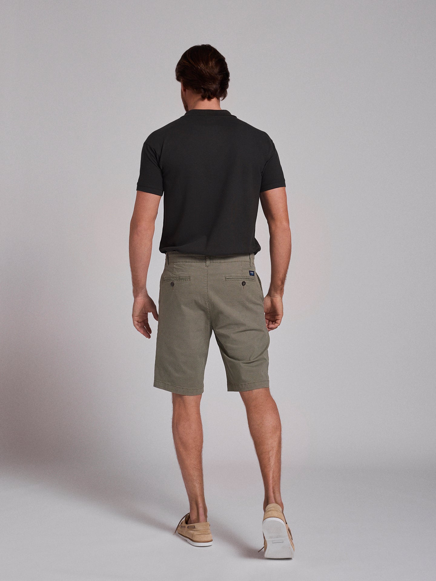 BERMUDA ALGODÃO VERDES REGULAR FIT MR. BLUE