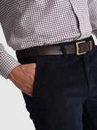 PANTALÓN DE ALGODÓN AZUL CLASSIC FIT MR. AZUL