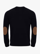 JERSEY DE LANA AZUL CON CODERAS MR REGULAR FIT. AZUL