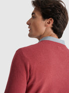 PINK WOOL PULLOVER LONG SLEEVE REGULAR FIT MR. BLUE