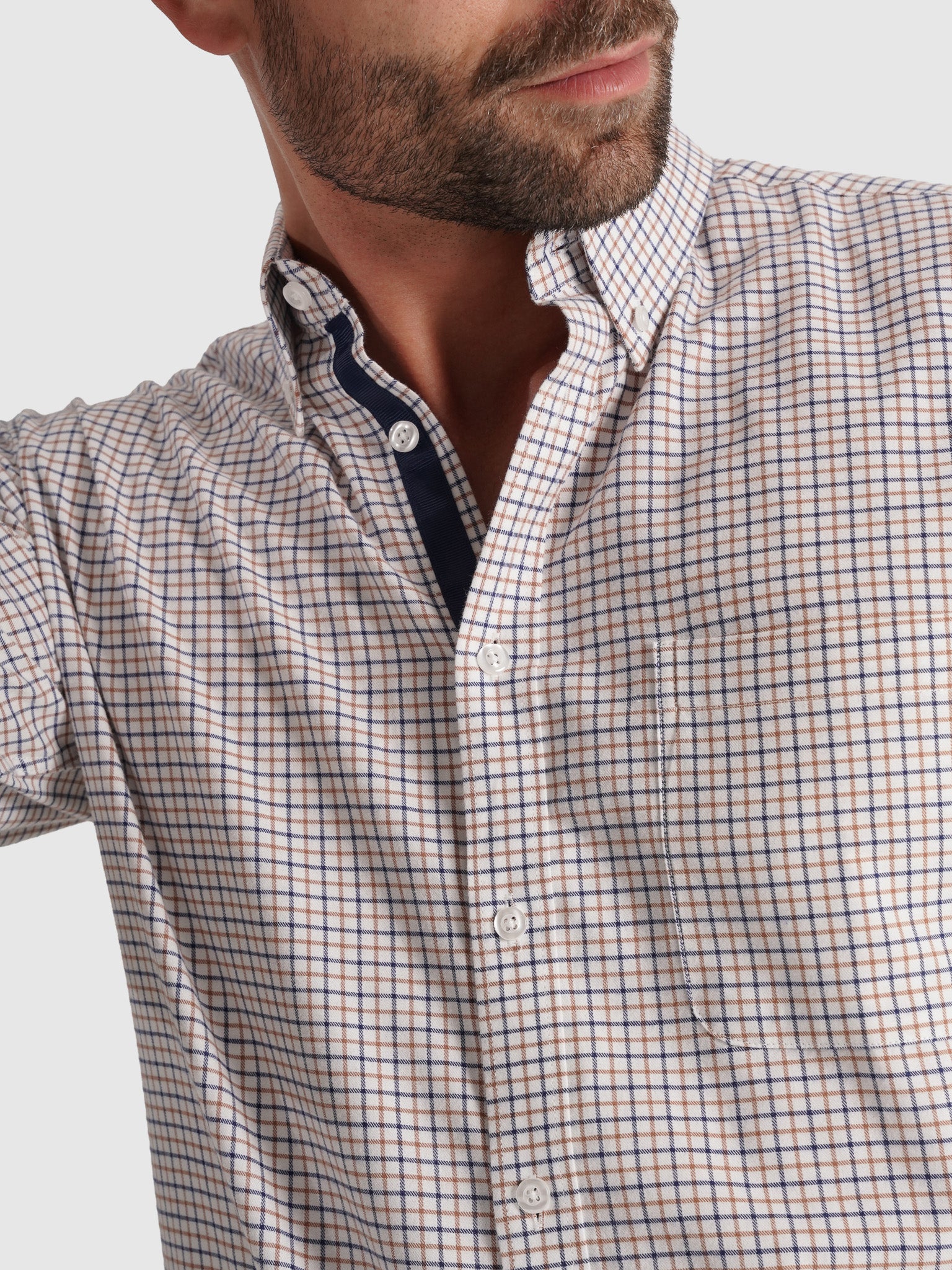 BLUE COTTON SHIRT LONG SLEEVE REGULAR FIT MR. BLUE
