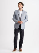 MANGA LARGA AZUL REGULAR FIT MR. AZUL
