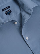 CAMISA ALGODÓN AZUL MANGA LARGA SASTRERÍA MR. AZUL