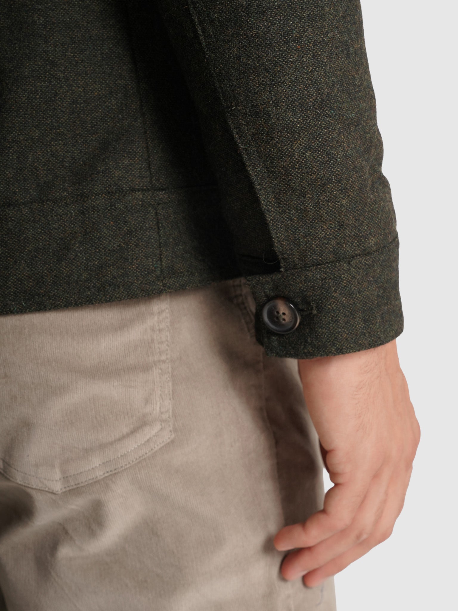 CHAQUETA VERDE REGULAR FIT MR. AZUL