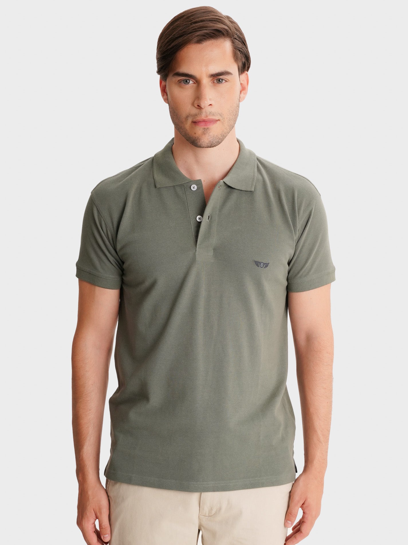POLO VERDE MANGA CURTA REGULAR FIT MR. BLUE
