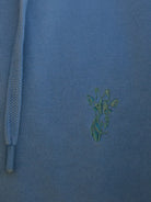 SUDADERA DE ALGODÓN AZUL MANGA LARGA REGULAR FIT MR. AZUL