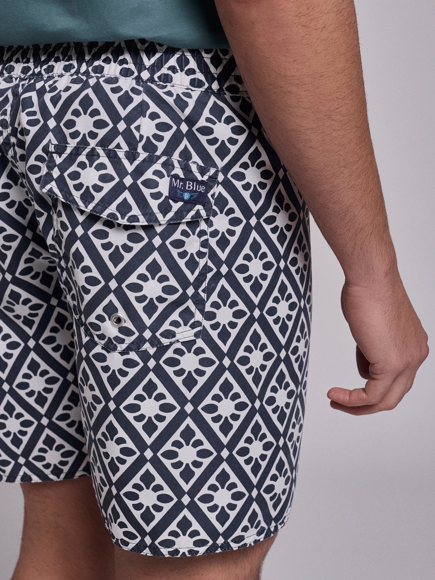 FATO BANHO AZUL REGULAR FIT MR. BLUE