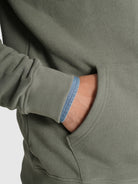 GREEN HOODIE LONG SLEEVE REGULAR FIT MR. BLUE