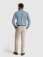 BLUE COTTON SHIRT LONG SLEEVE REGULAR FIT MR. BLUE